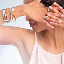 Load image into Gallery viewer, Eternal Unity Bangle Silver-Crystal