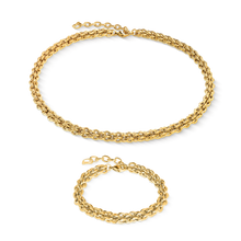 Load image into Gallery viewer, Necklace Mesh Chain Classic Gold Tone
