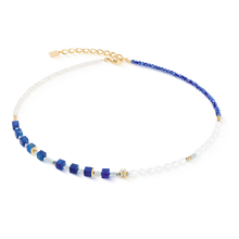 Load image into Gallery viewer, Necklace Princess Fusion Pearls Lapis Lazuli