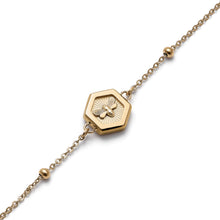 Load image into Gallery viewer, Minima Bee Gold Bracelet