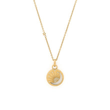 Load image into Gallery viewer, Celestial Sun Gold Plated Pendant Necklace
