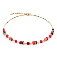 Load image into Gallery viewer, GeoCUBE® Iconic Lite Necklace Red