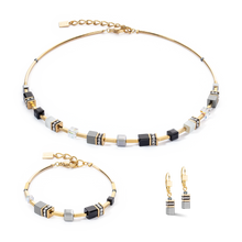 Load image into Gallery viewer, GeoCUBE® Iconic Lite Earrings Black