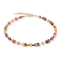 Load image into Gallery viewer, GeoCUBE® Iconic Necklace Gold Blush