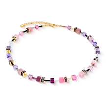 Load image into Gallery viewer, GeoCUBE® Iconic Necklace Pink-Lilac