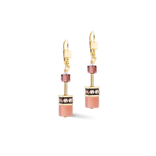 Load image into Gallery viewer, GeoCUBE® Iconic Earrings Gold Blush