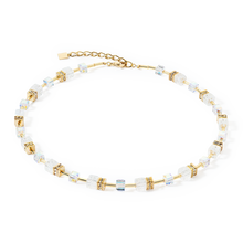 Load image into Gallery viewer, GeoCUBE® Iconic Nature Necklace Gold White