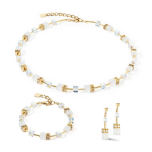 Load image into Gallery viewer, GeoCUBE® Iconic Nature Bracelet Gold White
