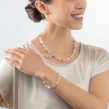 Load image into Gallery viewer, GeoCUBE® Iconic Nature Bracelet Gold White