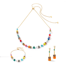Load image into Gallery viewer, GeoCUBE® Iconic Nature Chain Bracelet Dopamine