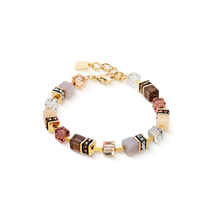 Load image into Gallery viewer, GeoCUBE® Precious Statement Bracelet Golden Blush