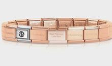 Load image into Gallery viewer, Composable Classic Rose Gold Plated Starter Base Bracelet