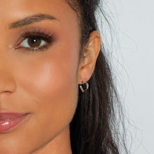 Load image into Gallery viewer, Love Silver Heart Hoop Earrings