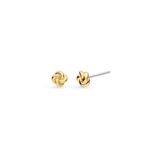 Load image into Gallery viewer, Marina Tide Knot Golden Stud Earrings
