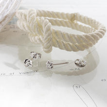 Load image into Gallery viewer, Marina Tide Knot Stud Earrings