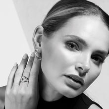 Load image into Gallery viewer, Infinity Grande Stud Earrings