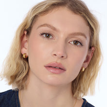 Load image into Gallery viewer, Mirage Reflect Golden Hoop Earrings