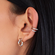 Load image into Gallery viewer, Bevel Cirque Link Stud Earrings