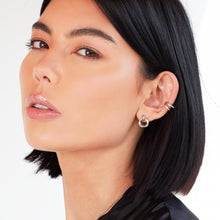 Load image into Gallery viewer, Bevel Cirque Link Stud Earrings