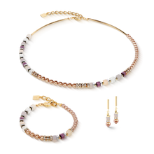 Load image into Gallery viewer, Precious Fusion Offset Necklace Champagne-Blush