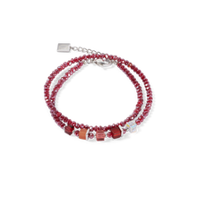 Load image into Gallery viewer, Joyful Colours Update Bracelet Silver-Red