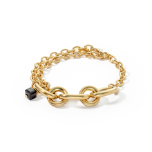 Load image into Gallery viewer, Bracelet Chunky Chain Gold-Black