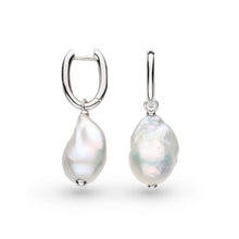 Load image into Gallery viewer, Revival Baroque Pearl Multi-Wear Hoop Earrings