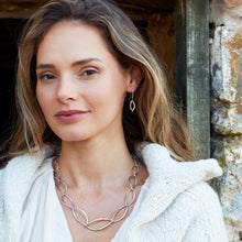 Load image into Gallery viewer, Entwine Twine Twist Link Drop Earrings