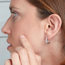 Load image into Gallery viewer, Marina Rope Band Hoop Earrings