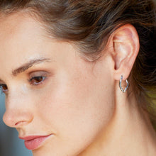 Load image into Gallery viewer, Entwine Twine Link Hoop Earrings
