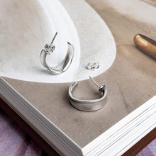 Load image into Gallery viewer, Serenity Grande Hoop Earrings
