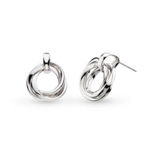 Load image into Gallery viewer, Bevel Trilogy Grande Link Stud Earrings