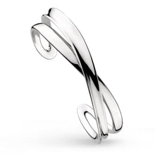 Load image into Gallery viewer, Serenity Grande Crossover Cuff Bangle