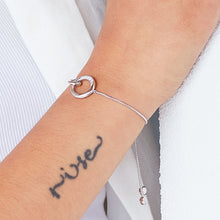 Load image into Gallery viewer, Bevel Cirque Link Pavé Toggle Bracelet
