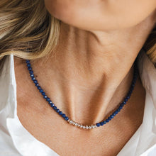 Load image into Gallery viewer, Coast Tumble Azure Gemstone Beaded Necklace