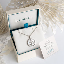 Load image into Gallery viewer, Céleste Astoria Family Tree Of Life Mother Of Pearl Necklace