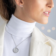 Load image into Gallery viewer, Céleste Astoria Family Tree Of Life Mother Of Pearl Necklace