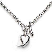 Load image into Gallery viewer, Desire Love Duet Heart T-Bar Necklace