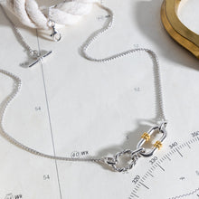 Load image into Gallery viewer, Marina Rope Link Duo Golden Necklace