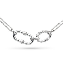 Load image into Gallery viewer, Marina Rope Link Duo Grande Twin Chain Necklace