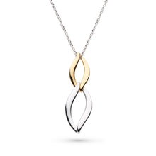 Load image into Gallery viewer, Entwine Twine Link Duo Golden Necklace