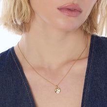 Load image into Gallery viewer, Mirage Reflect Golden GP Round Disc Mini Necklace