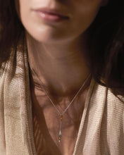 Load image into Gallery viewer, Glint Golden Two-Tone Lariat-Style Necklace