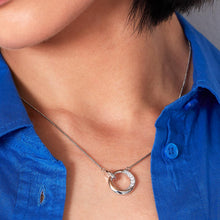 Load image into Gallery viewer, Bevel Cirque Link Pavé Necklace