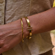 Load image into Gallery viewer, Linea Waterproof Bangle - Gold Plated