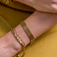 Load image into Gallery viewer, Mesh Waterproof Bracelet - Gold Plated