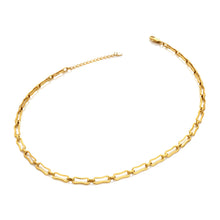 Load image into Gallery viewer, Organic Paperclip Waterproof Necklace - Gold Plated