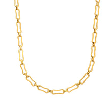 Load image into Gallery viewer, Organic Paperclip Waterproof Necklace - Gold Plated