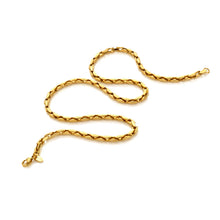 Load image into Gallery viewer, Braid Waterproof Necklace - Gold Plated