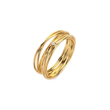 Load image into Gallery viewer, HD X Golden Edit String Ring